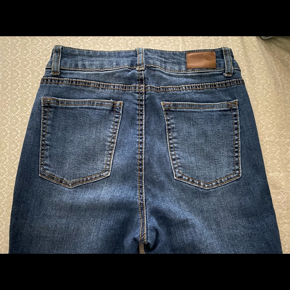 Skinny dark denim jeans